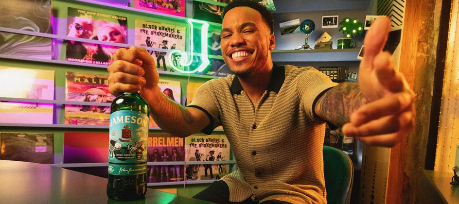 Jameson and Anderson .Paak unveil limited-edition whiskey bottle to celebrate craft and connection